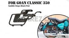Fit For Royal Enfield Goan Classic 350 Saddle Stay Black Pair - SPAREZO Fit For Royal Enfield Goan Classic 350 Saddle Stay Black Pair - SPAREZO